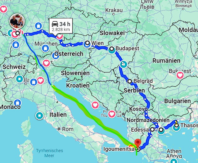 Rundreise Griechenland #special wien #spexial thasos