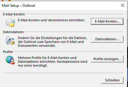 outlook profil