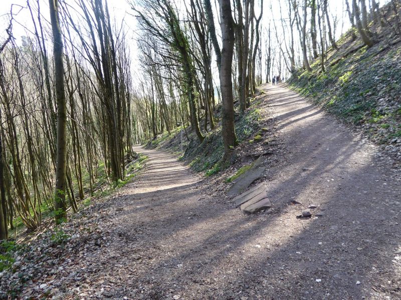 Der Weg kann man erwandern