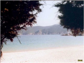 Traumhafter Strand im Süden von Sitonia